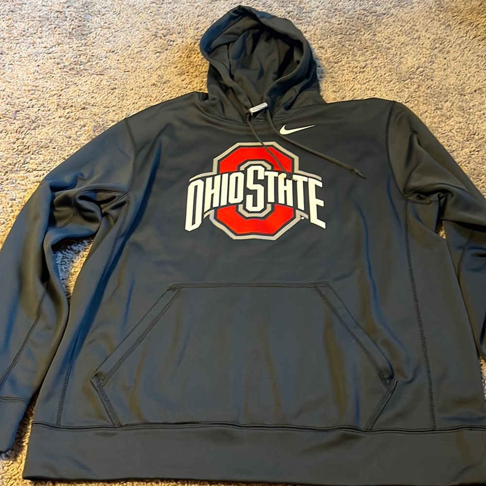 Ohio State Nike Hoodie Gray